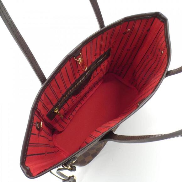 LOUIS VUITTON Brown Damier Neverfull PM Bag - Picture 8 of 9